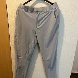 Gray men’s athletic dress casual pants